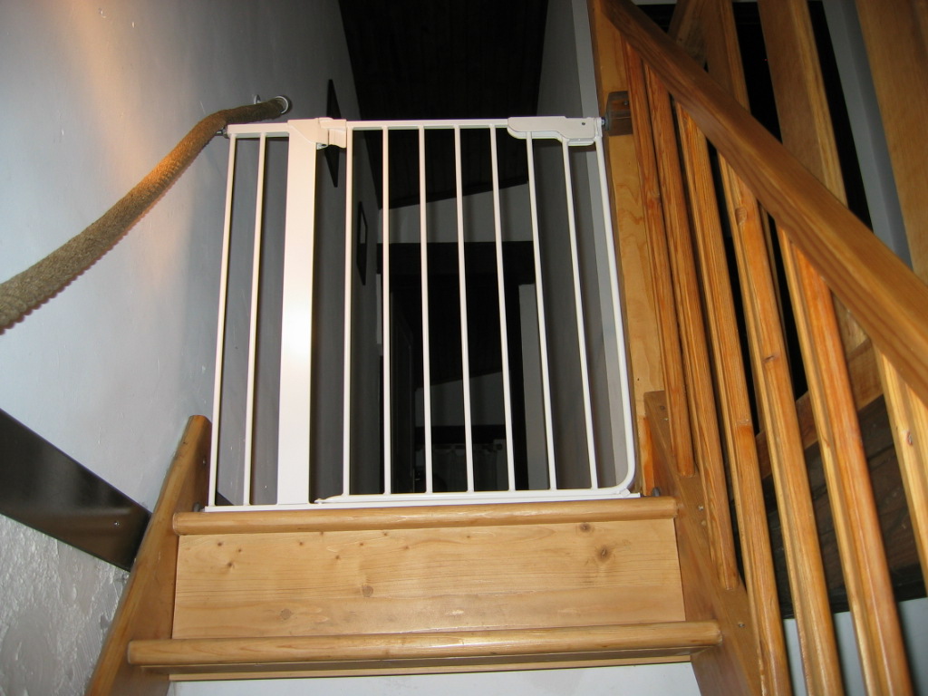 Barrière de sécurité escalier en haut